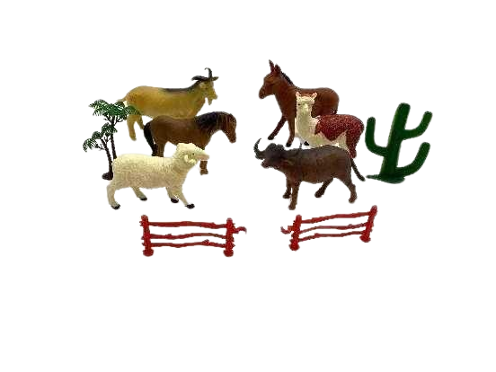 Σετ φιγούρες ζώων - 6pcs - 2090C6 - 308139